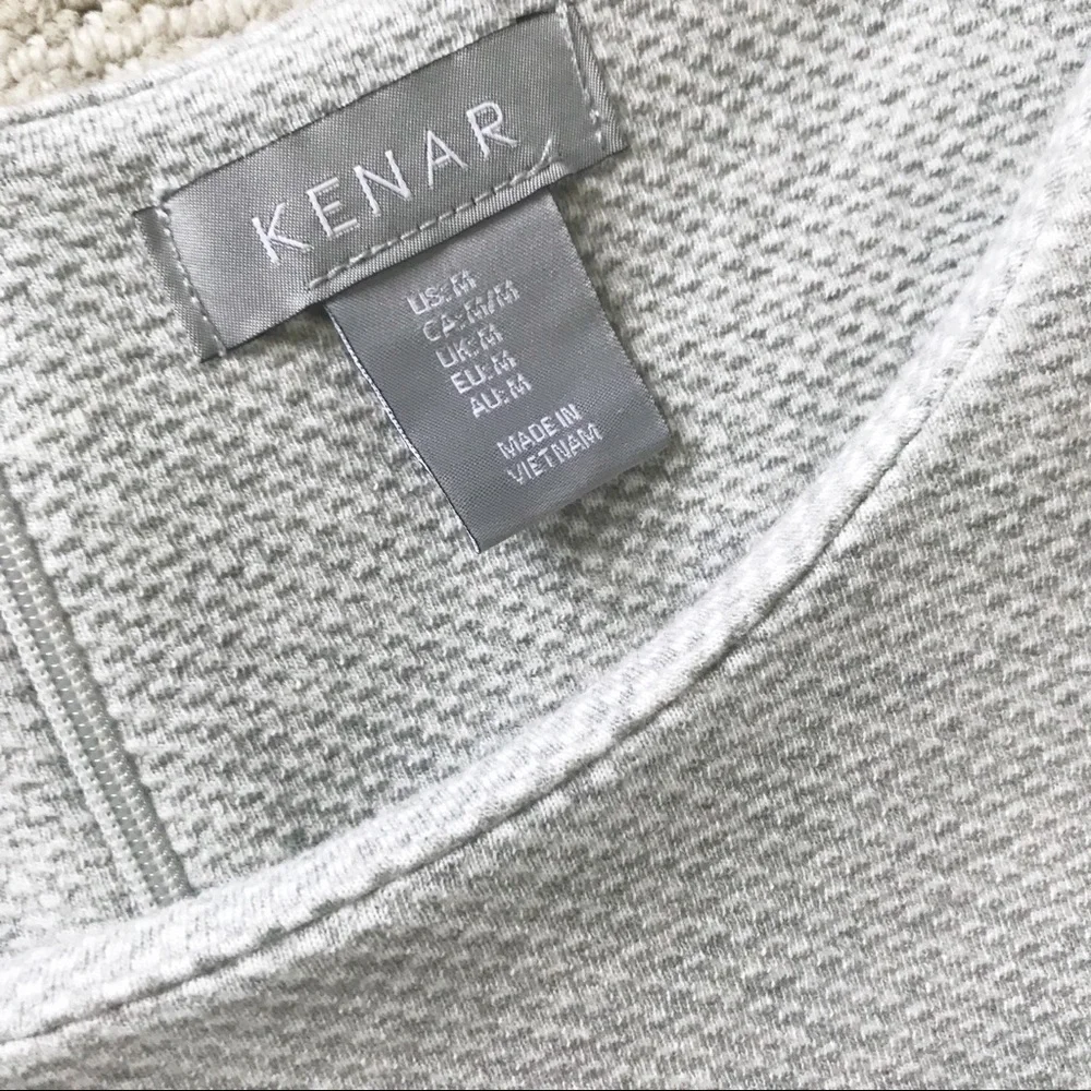 Kenar • Gray Ruffle Sleeve Shift Dress - Picture 7 of 10